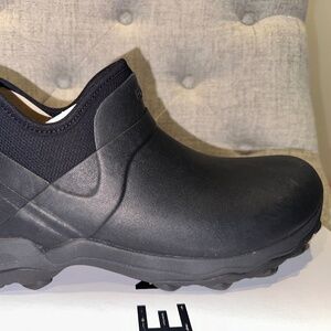 NEW Mens GIVENCHY Rubber Low Chelsea Boots Black $550 Size 13(46)